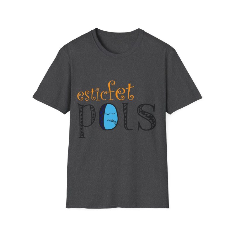 Camiseta Softstyle - Gris oscuro jaspeado - Esic fet polç