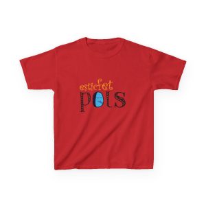 Camiseta infantil algodon grueso - Rojo - Esic fet polç