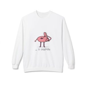 Sudadera Softstyle cuello redondo - Blanco - Camiseta «i merda»