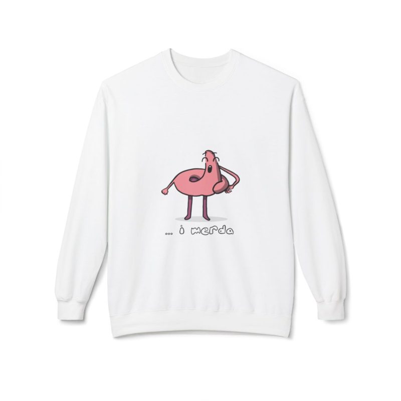 Sudadera Softstyle cuello redondo - Blanco - Camiseta «i merda» Sudadera Softstyle cuello redondo - Blanco - Camiseta «i merda»