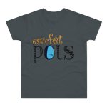 Camiseta hombre punto liso - Gris oscuro - Esic fet polç Camiseta hombre punto liso - Gris oscuro - Esic fet polç