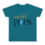 Camiseta hombre punto liso - Azul diva - Esic fet polç Camiseta hombre punto liso - Azul diva - Esic fet polç