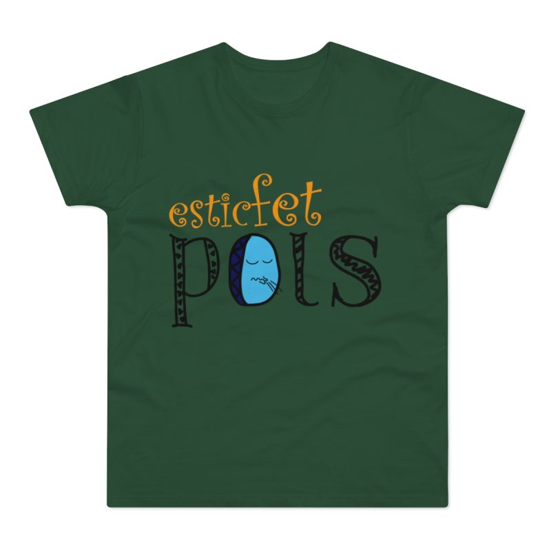 Camiseta hombre punto liso - Verde botella - Esic fet polç