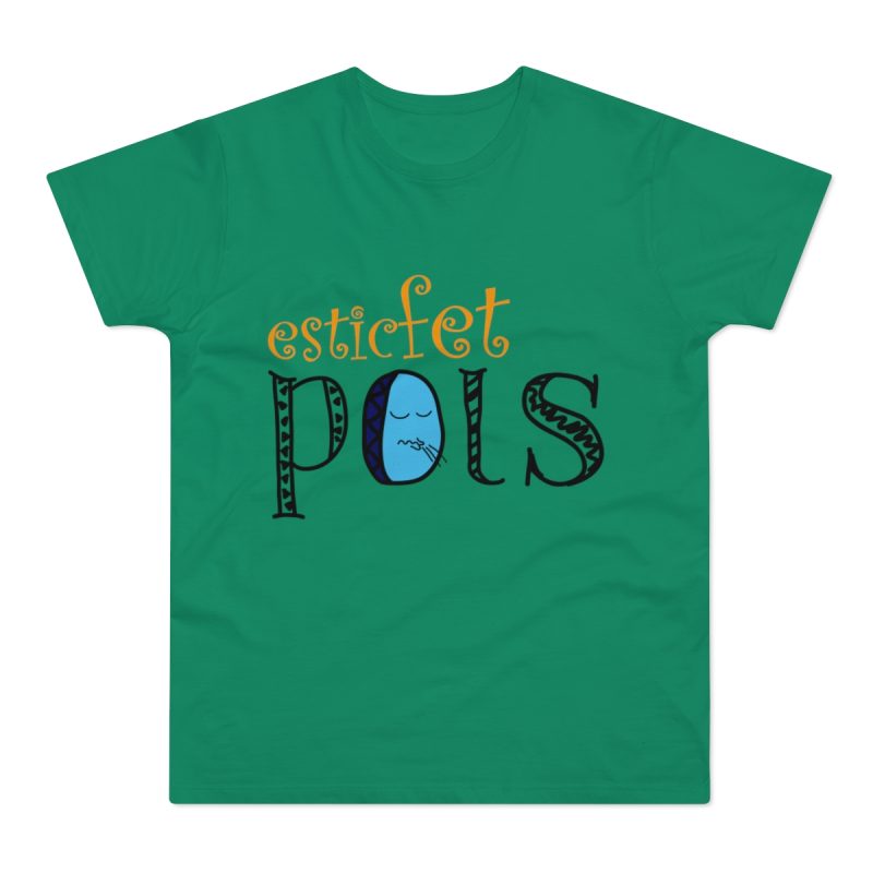 Camiseta hombre punto liso - Verde Kelly - Esic fet polç