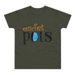 Camiseta hombre punto liso - Caqui urbano - Esic fet polç Camiseta hombre punto liso - Caqui urbano - Esic fet polç