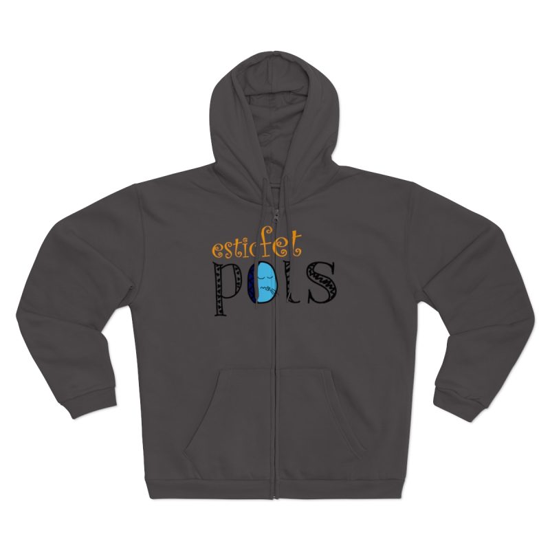 Sudadera capucha con cremallera premium - Antracita - Esic fet polç Sudadera capucha con cremallera premium - Antracita - Esic fet polç
