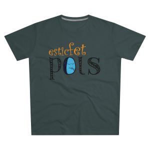 Camiseta hombre corte moderno - Gris marengo - Esic fet polç
