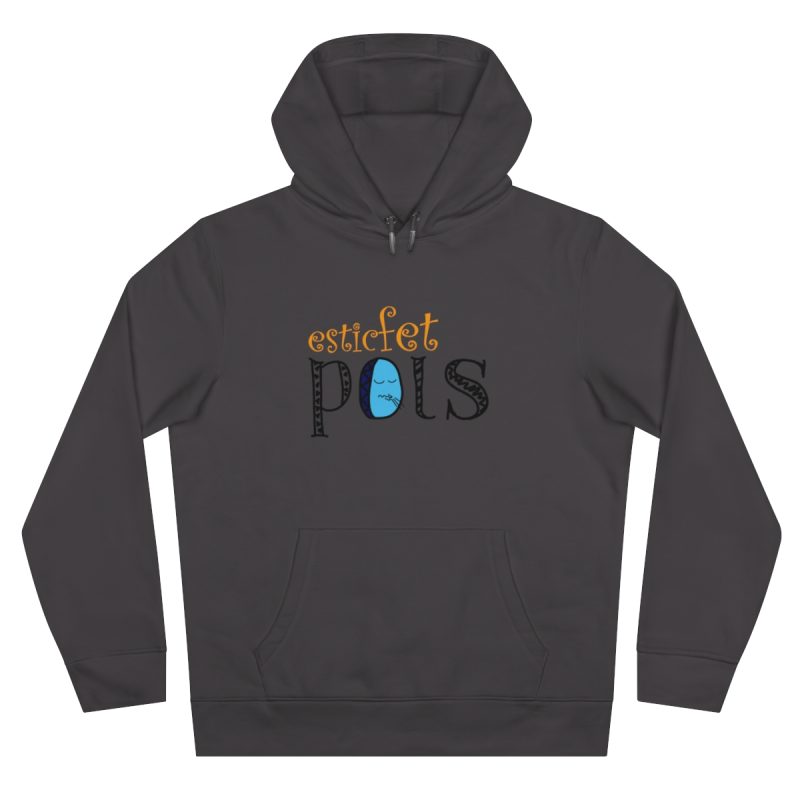 Sudadera con capucha King - Gris asfalto - Esic fet polç