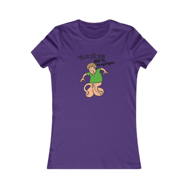 Camiseta mujer Favorite - Morado equipo - Collons