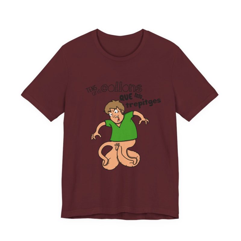 Camiseta jersey manga corta - Granate - Collons