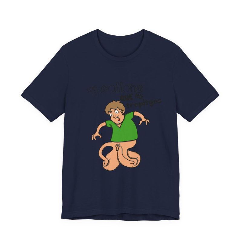 Camiseta jersey manga corta - Azul marino - Collons