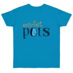 Camiseta punto liso - Azul atolon - Esic fet polç