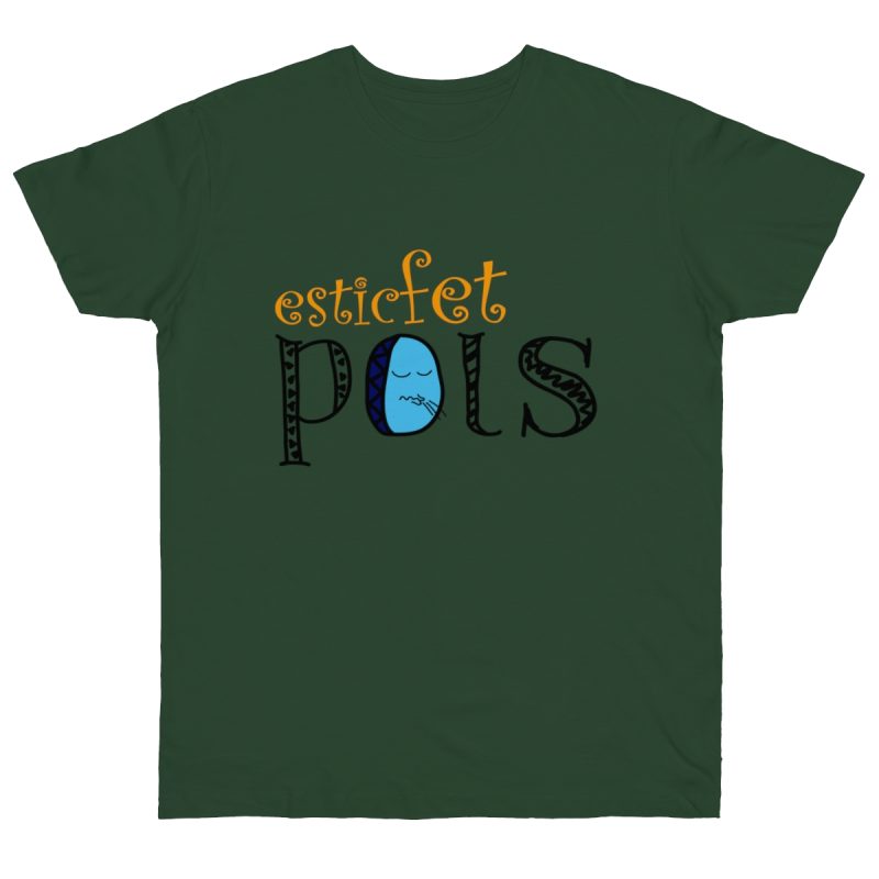 Camiseta punto liso - Verde botella - Esic fet polç