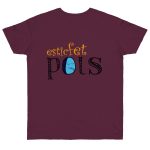Camiseta punto liso - Burdeos - Esic fet polç