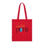 Bolsa de algodon organico - Rojo clasico - Esic fet polç