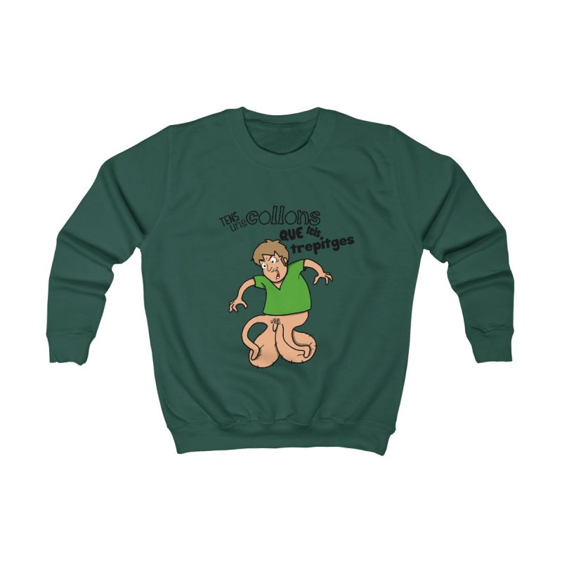 Sudadera infantil - Verde botella - Collons Sudadera infantil - Verde botella - Collons