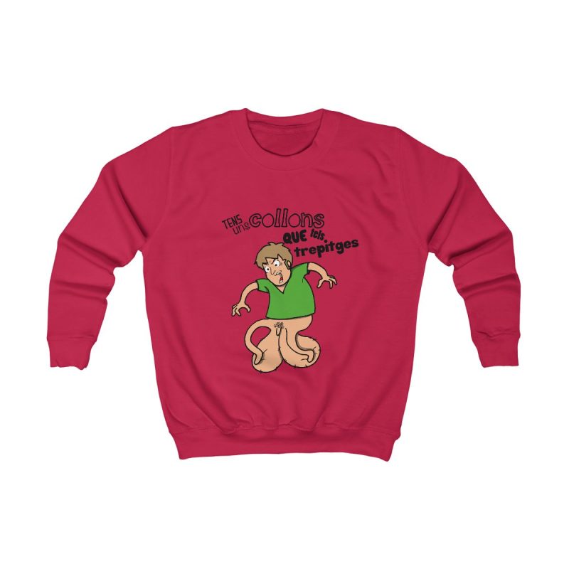 Sudadera infantil - Rojo fuego - Collons
