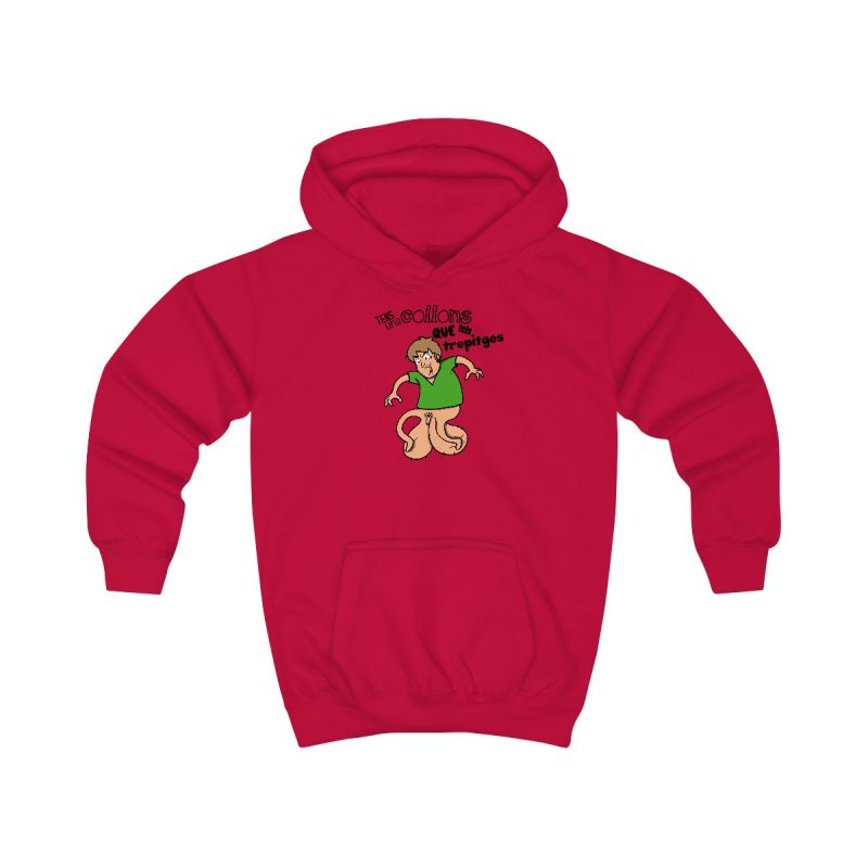 Sudadera con capucha infantil - Rojo fuego - Collons