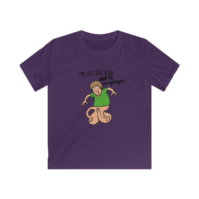 Camiseta infantil Softstyle - Morado - Collons