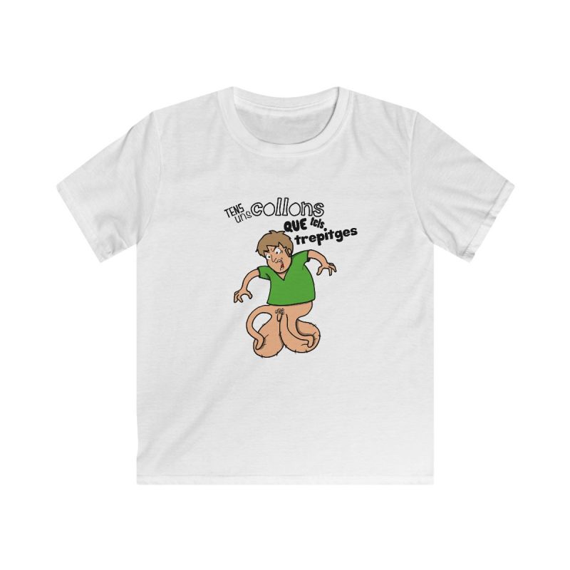 Camiseta infantil Softstyle - Blanco - Collons