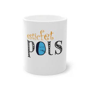 Taza estandar 325 ml - Blanco - Esic fet polç