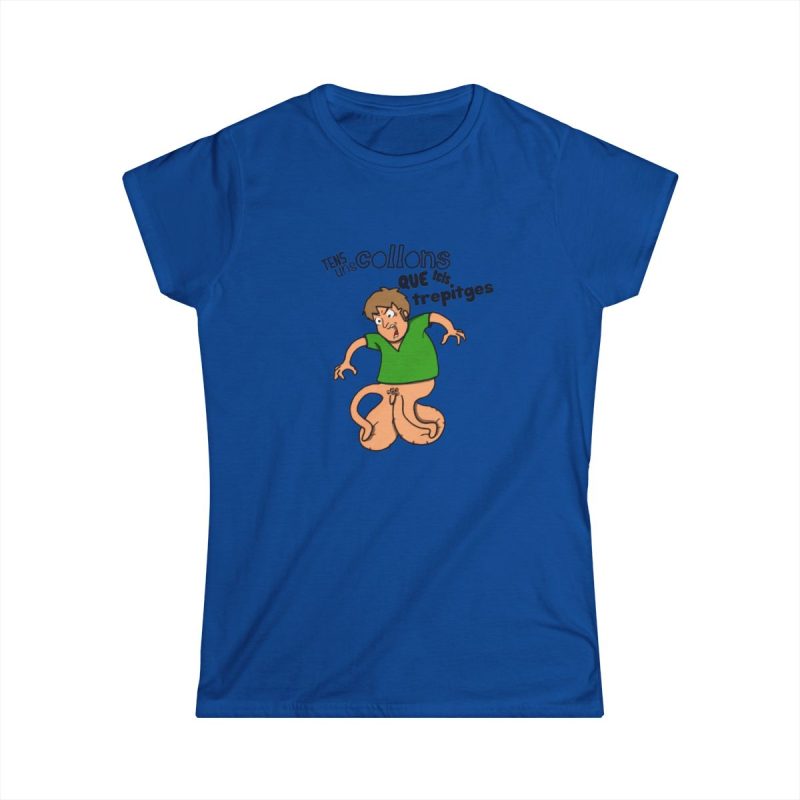 Camiseta mujer Softstyle - Azul royal - Collons