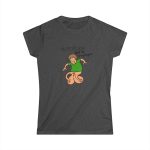 Camiseta mujer Softstyle - Gris oscuro jaspeado - Collons