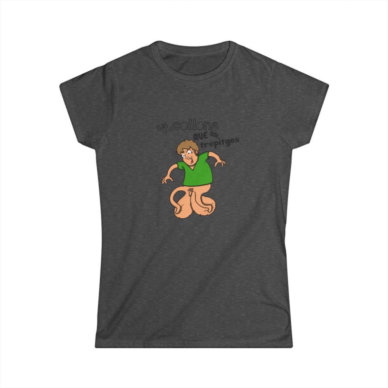 Camiseta mujer Softstyle - Gris oscuro jaspeado - Collons