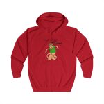 Sudadera con capucha y cremallera - Rojo fuego - Collons Sudadera con capucha y cremallera - Rojo fuego - Collons