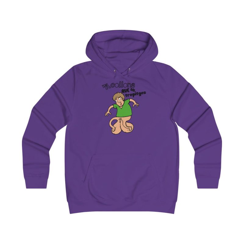 Sudadera universitaria mujer - Morado - Collons