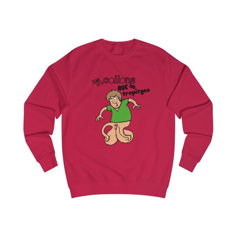 Sudadera clasica - Rojo fuego - Collons
