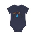 Body bebe manga corta organico - Azul marino nautico - Esic fet polç