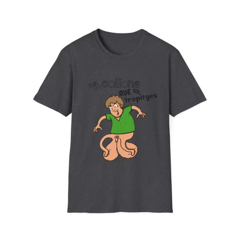 Camiseta Softstyle - Gris oscuro jaspeado - Collons