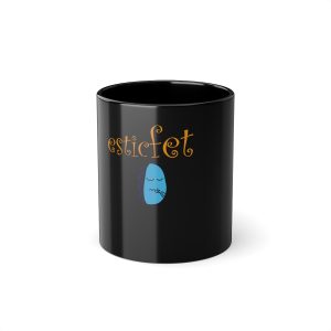 Taza negra 325 ml - Negro - Esic fet polç