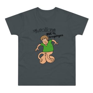 Camiseta hombre punto liso - Gris oscuro - Collons