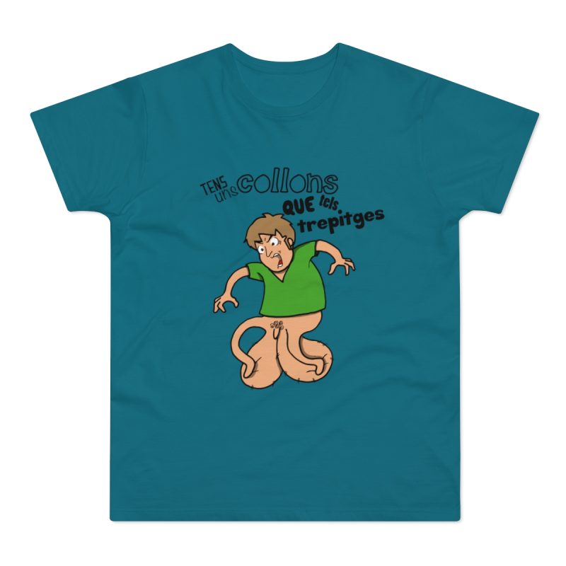 Camiseta hombre punto liso - Azul diva - Collons