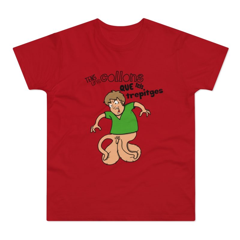 Camiseta hombre punto liso - Rojo - Collons