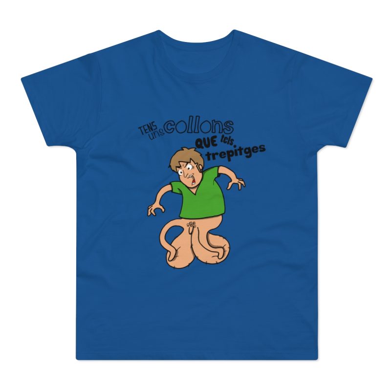 Camiseta hombre punto liso - Azul royal intenso - Collons