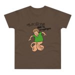 Camiseta hombre punto liso - Marron chocolate - Collons