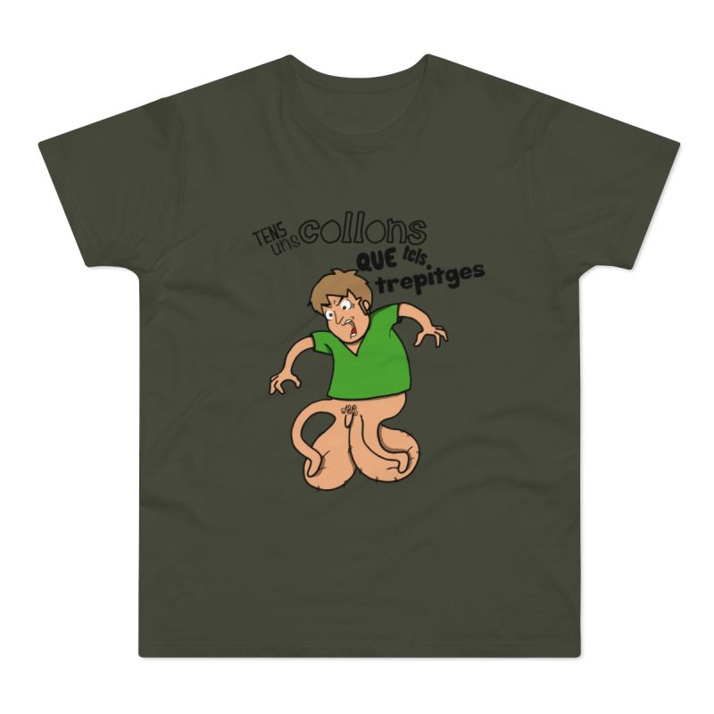 Camiseta hombre punto liso - Caqui urbano - Collons