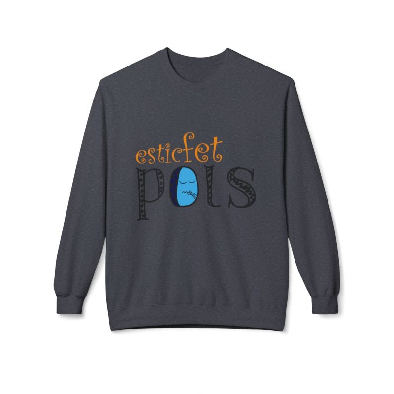 Sudadera Softstyle cuello redondo - Gris jaspeado oscuro - Esic fet polç