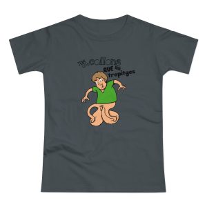 Camiseta mujer punto liso - Gris oscuro - Collons