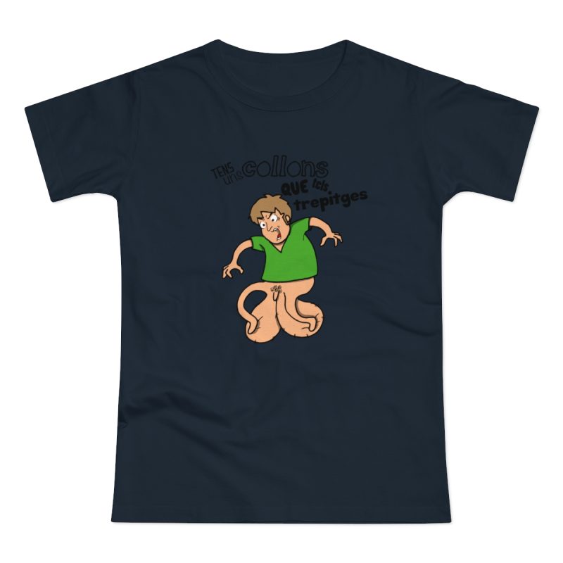 Camiseta mujer punto liso - Azul marino - Collons