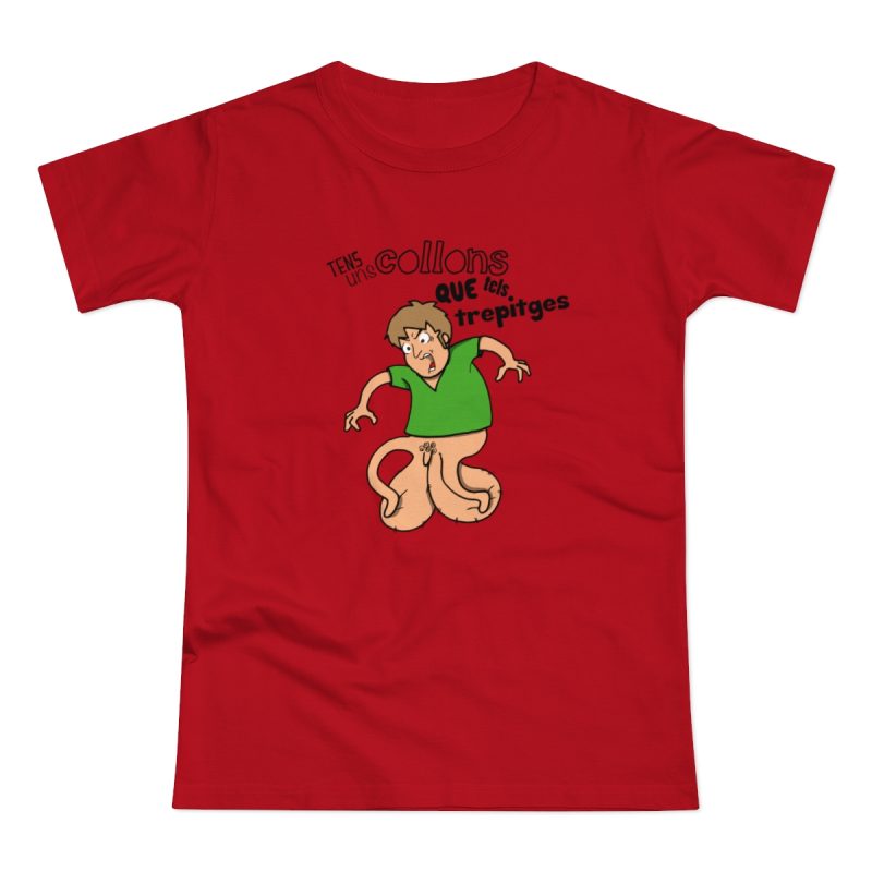 Camiseta mujer punto liso - Rojo - Collons