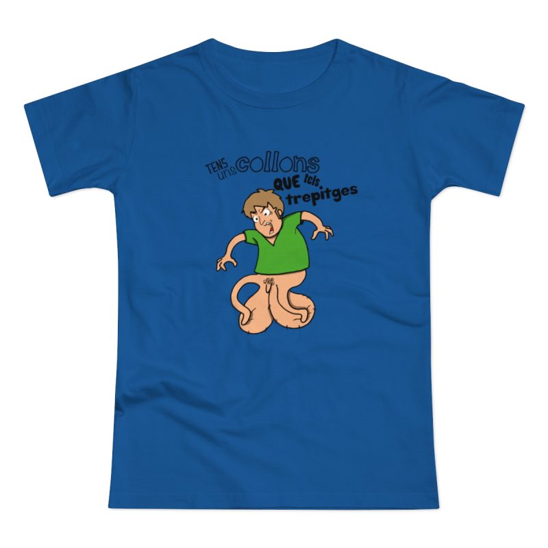 Camiseta mujer punto liso - Azul royal intenso - Collons