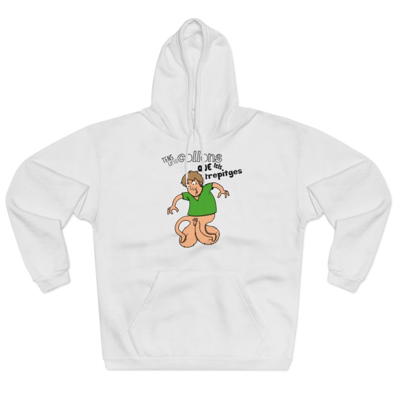 Sudadera con capucha cerrada - Blanco - Collons