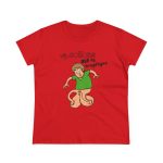 Camiseta mujer algodon medio - Rojo - Collons