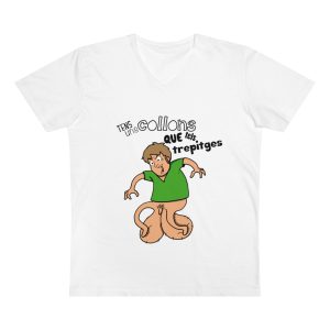 Camiseta hombre cuello de pico Presenter - Blanco - Collons