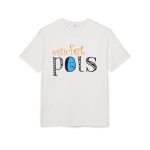 Camiseta oversize gruesa - Blanco puro - Esic fet polç