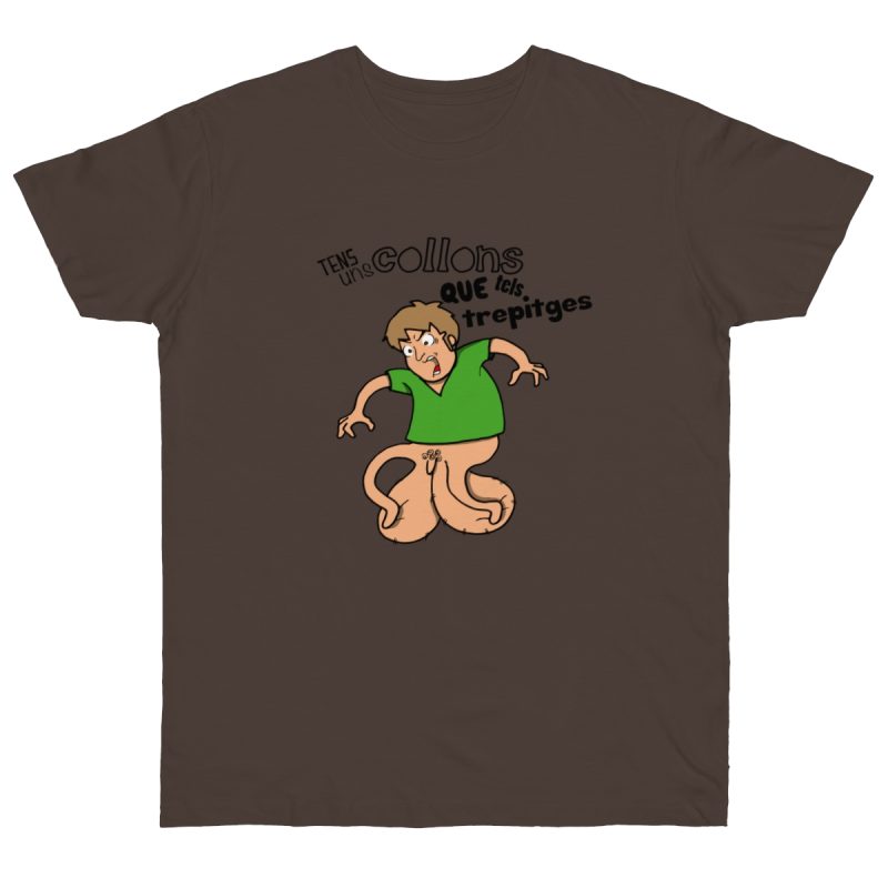Camiseta punto liso - Marron oso - Collons